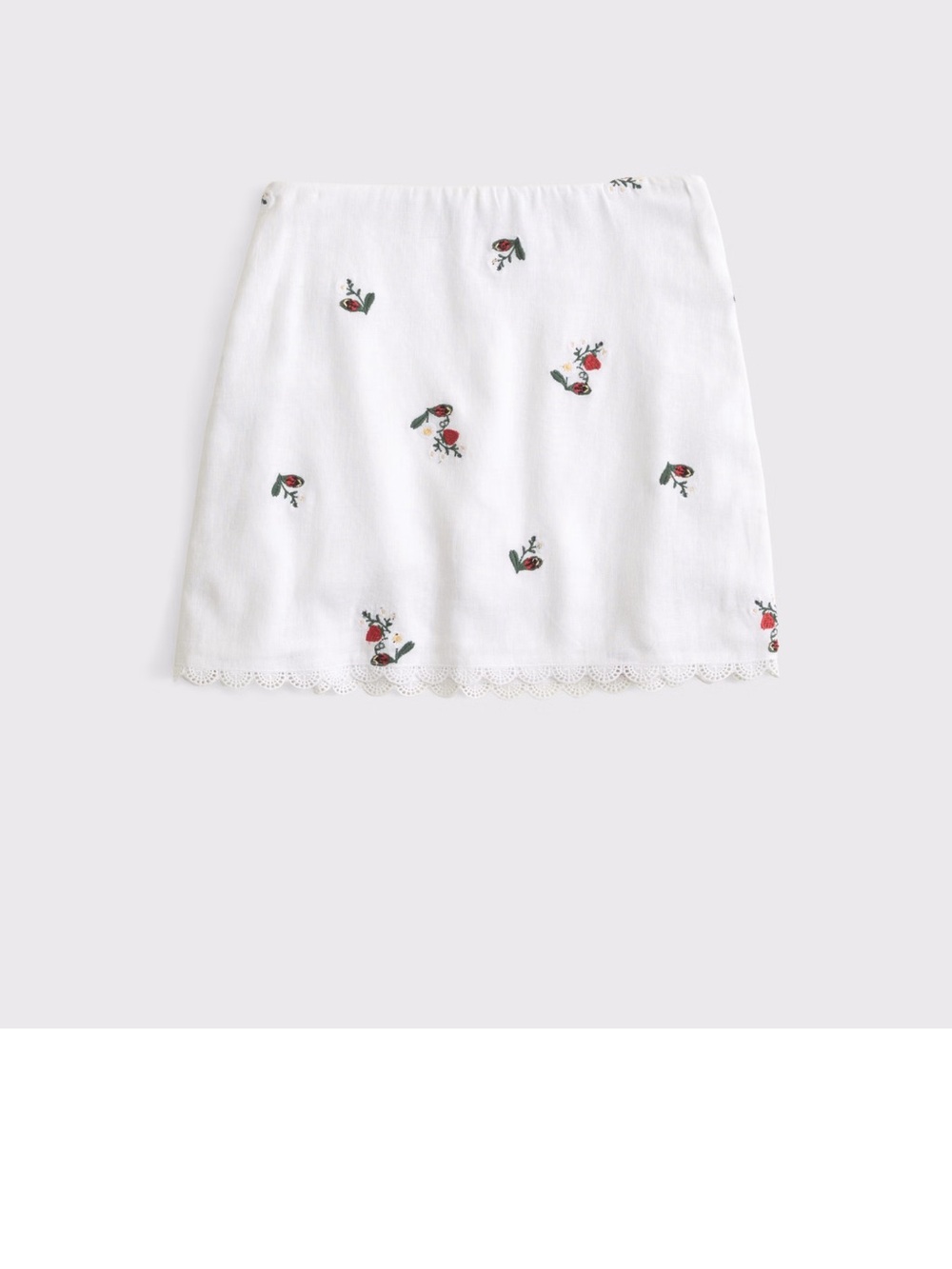 The A&F Scarlett Linen-Blend Mini Skort